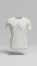 Minimalist Tee With Star Embroidery